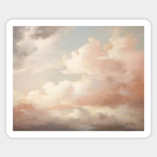 Pink Pastel Clouds Romantic Sunset Sticker